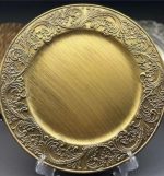 Sousplat Cobre Dourado Rustic